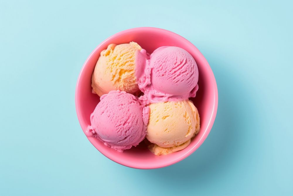 Sorbet dessert food raspberry. AI generated Image by rawpixel.