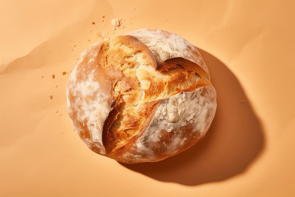 Sourdough bread food viennoiserie breakfast. AI generated Image by rawpixel.