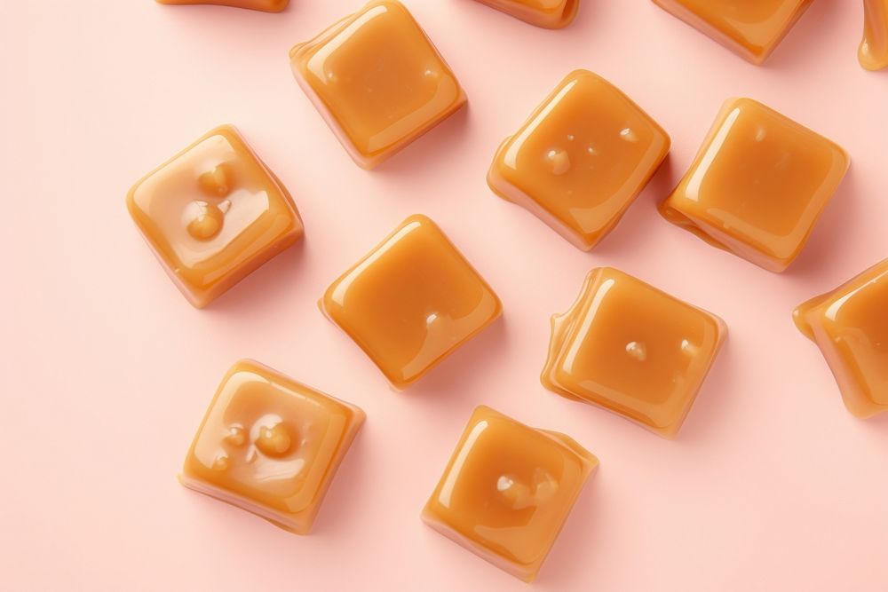 Toffee confectionery backgrounds dessert. AI generated Image by rawpixel.
