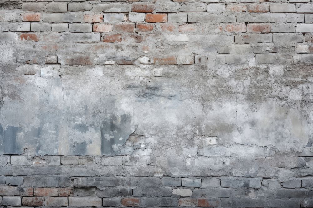 Damaged brick wall architecture backgrounds abstract. AI generated Image by rawpixel.