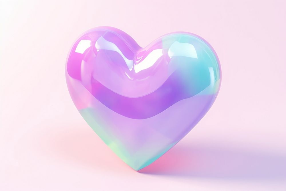 Heart abstract toy glowing. AI generated Image by rawpixel.