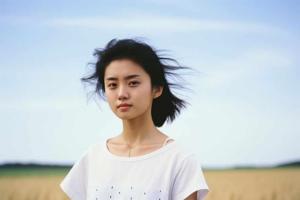 A young chinese woman adult contemplation tranquility. AI generated Image by rawpixel.