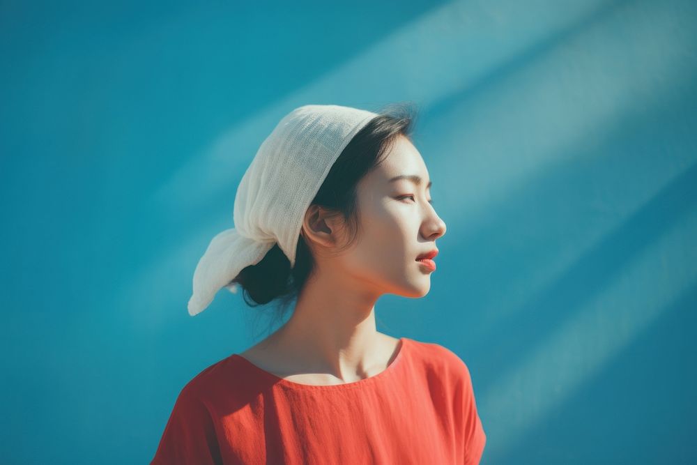 A asian woman photography portrait adult. AI generated Image by rawpixel.