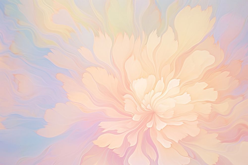 Aesthetic flower shape fluid backgrounds abstract pattern. AI generated Image by rawpixel.
