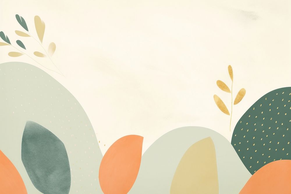 Botanical backgrounds abstract painting. AI generated Image by rawpixel.