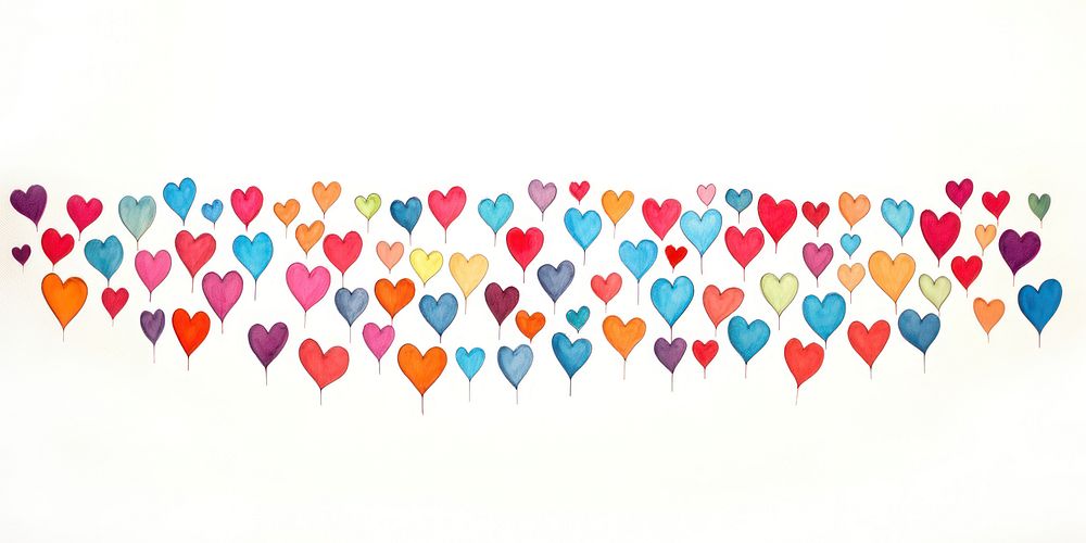 Hearts backgrounds paper celebration. AI generated Image by rawpixel.