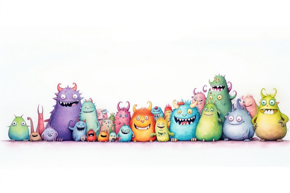 Monsters toy representation creativity. AI generated Image by rawpixel.