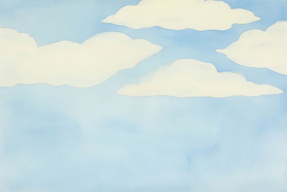 Sky outdoors cartoon blue. AI generated Image by rawpixel.