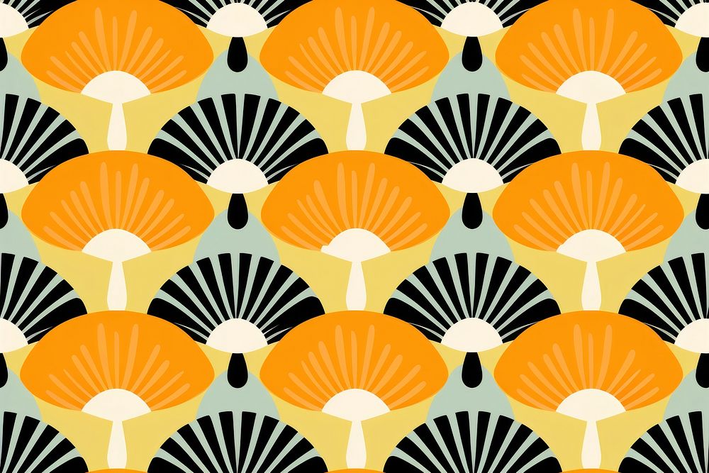 Mushroom pattern backgrounds invertebrate. AI generated Image by rawpixel.