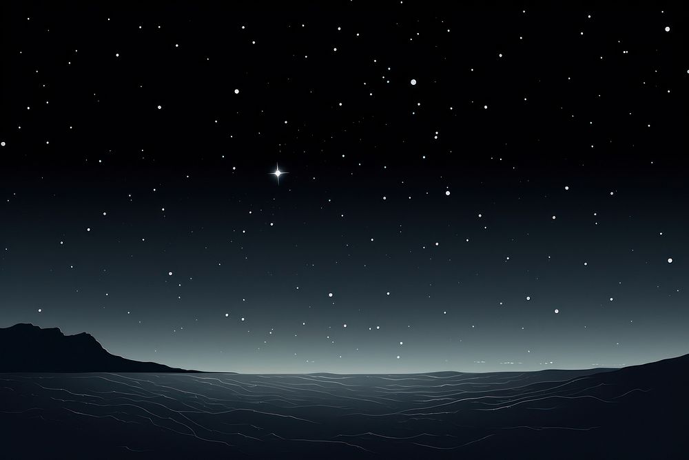 Minimal space astronomy outdoors nature. AI generated Image by rawpixel.