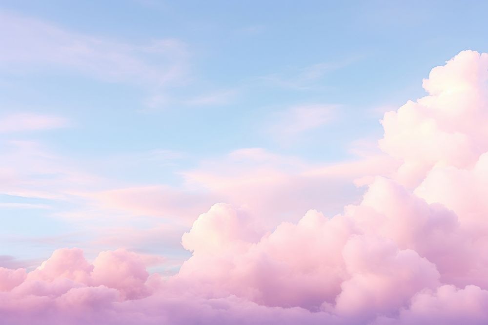 Pastel sky outdoors horizon nature. AI generated Image by rawpixel.