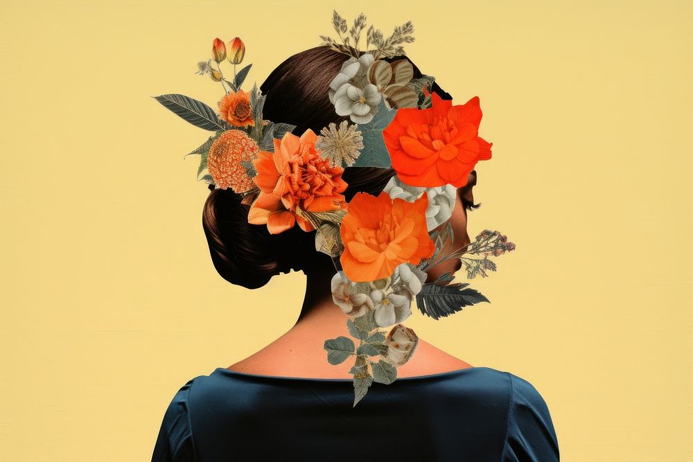 Flower adult plant contemplation. AI generated Image by rawpixel.