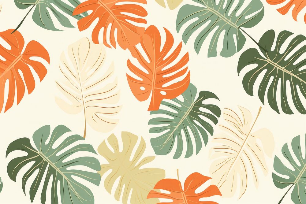 Tropical leave pattern plant leaf. AI generated Image by rawpixel.