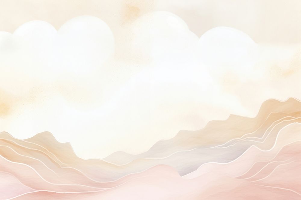 Balloon backgrounds landscape tranquility. AI generated Image by rawpixel.