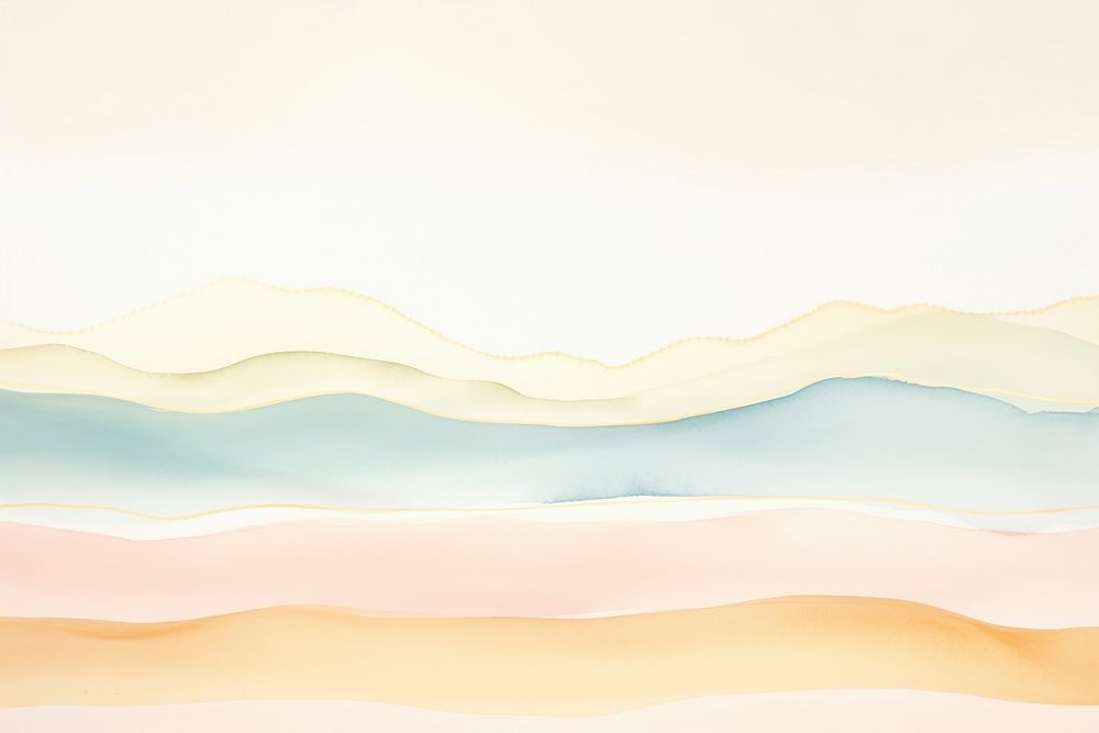 Colorful beach border line tranquility backgrounds. AI generated Image by rawpixel.
