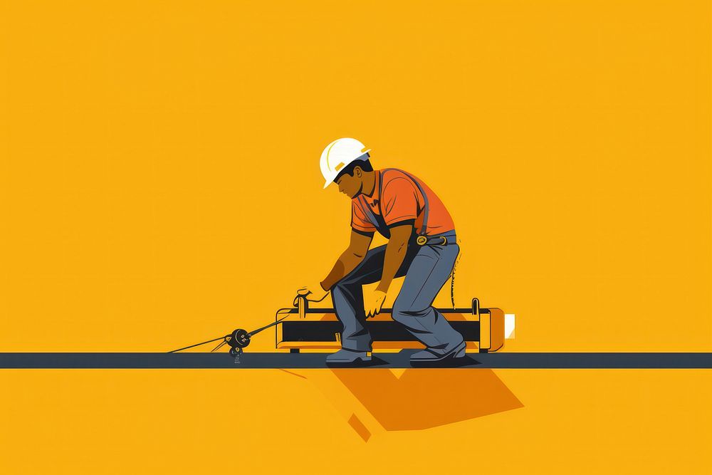 Construstion worker hardhat helmet adult. AI generated Image by rawpixel.