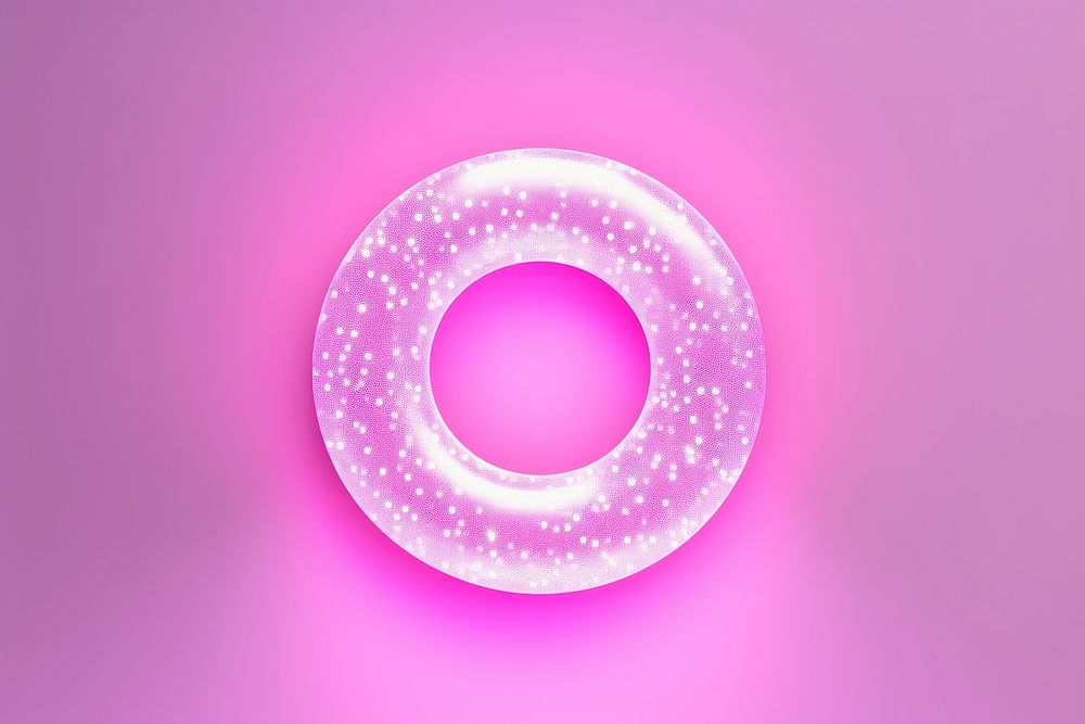 Pastel neon donut purple night confectionery. AI generated Image by rawpixel.