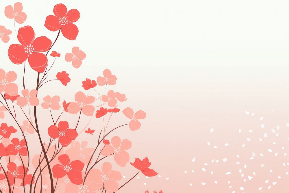 Blooming flowers backgrounds pattern plant. AI generated Image by rawpixel.