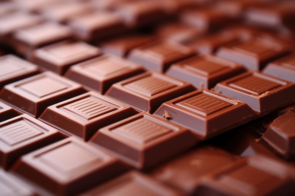 Chocolate bar backgrounds keyboard dessert. AI generated Image by rawpixel.