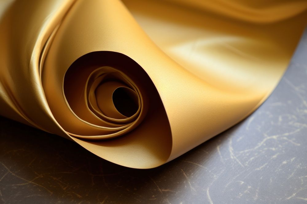 Curled corner paper gold backgrounds. AI generated Image by rawpixel.