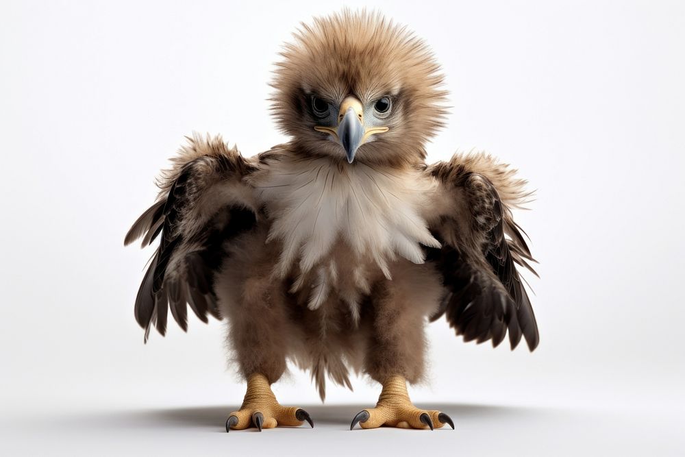A baby eagle vulture animal bird. AI generated Image by rawpixel.