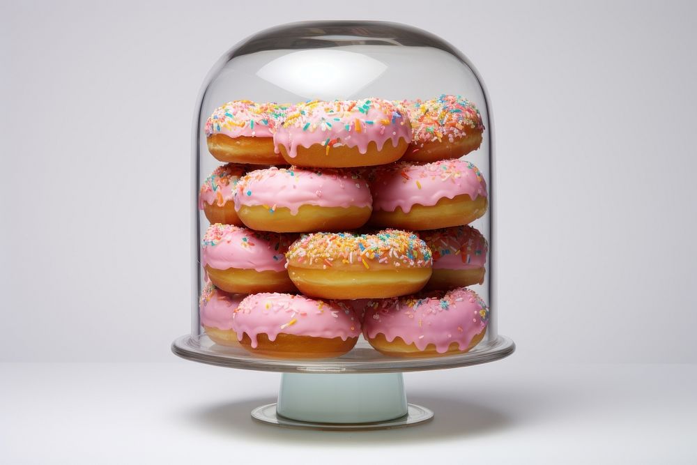 A doughnut dessert donut food. AI generated Image by rawpixel.