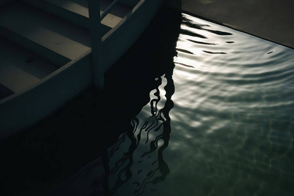 Aesthetic background outdoors shadow water. AI generated Image by rawpixel.