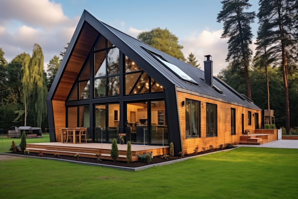 House style architecture building outdoors. AI generated Image by rawpixel.