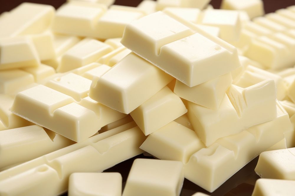 White chocolate bar backgrounds food confectionery. AI generated Image by rawpixel.