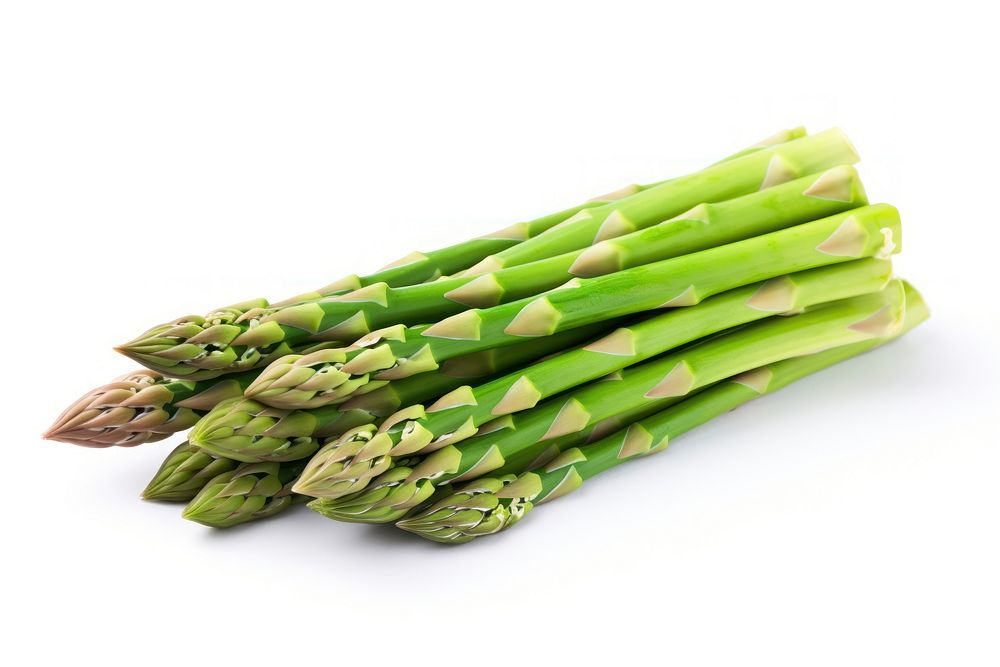 Raw asparagus vegetable bunch plant. AI generated Image by rawpixel.