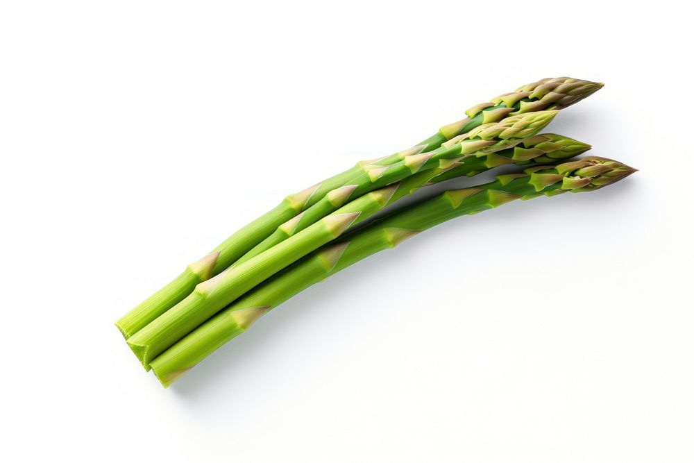 Raw asparagus vegetable bunch plant. AI generated Image by rawpixel.