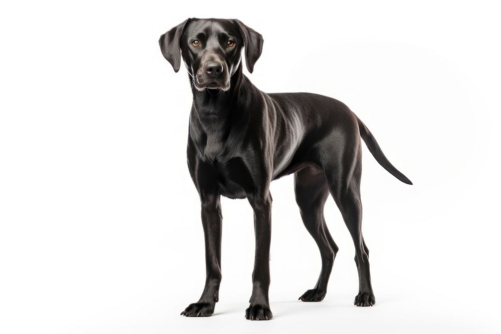 Dog standing animal mammal. AI generated Image by rawpixel.