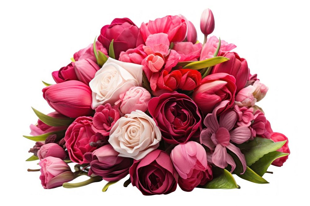 Floral arrangement rose flower petal. AI generated Image by rawpixel.