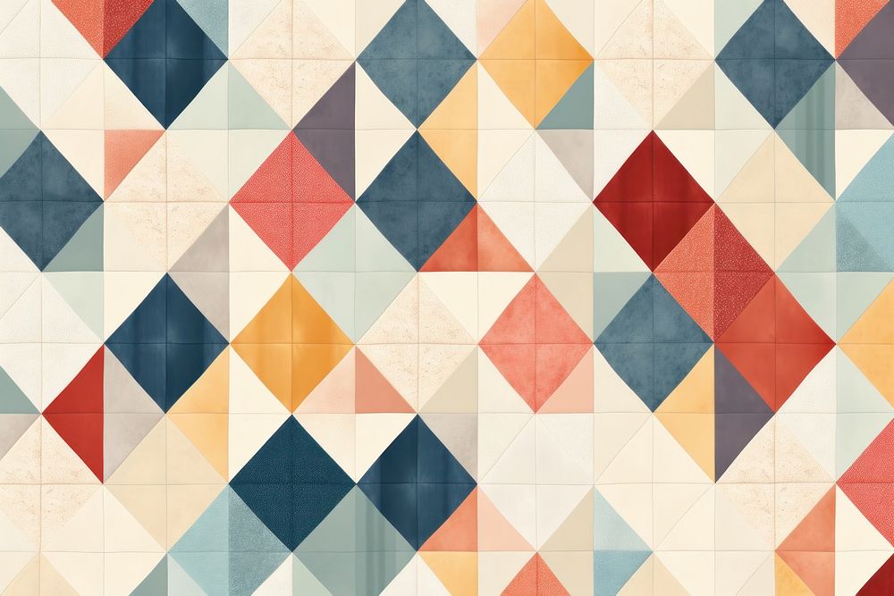 Quilt texture backgrounds pattern tile. AI generated Image by rawpixel.