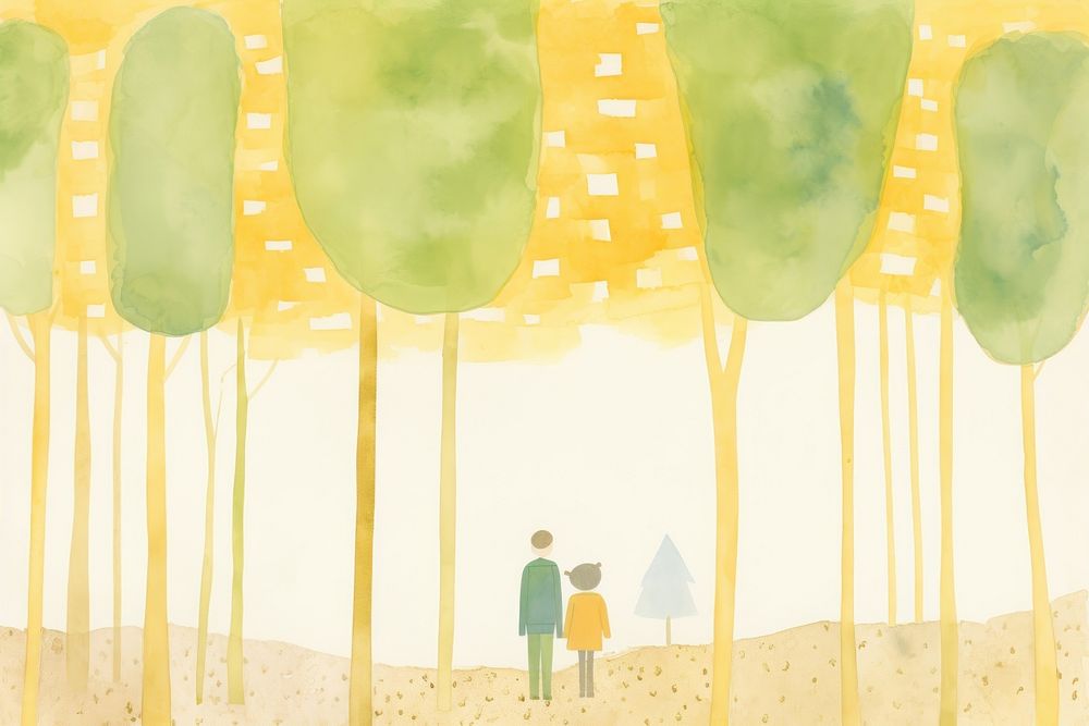 A couple walking in a park outdoors togetherness silhouette. AI generated Image by rawpixel.