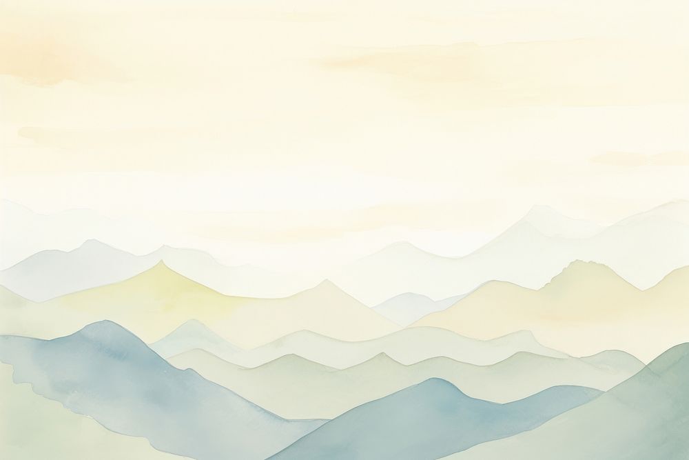 Mountains and water backgrounds nature tranquility. AI generated Image by rawpixel.