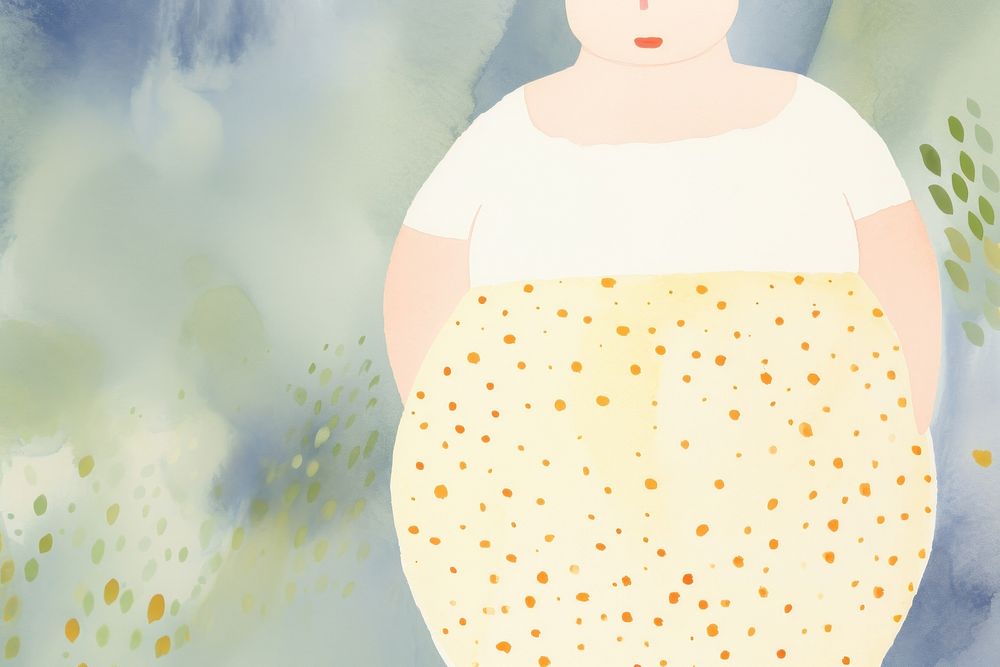 Pregnant woman cartoon refreshment portrait. AI generated Image by rawpixel.