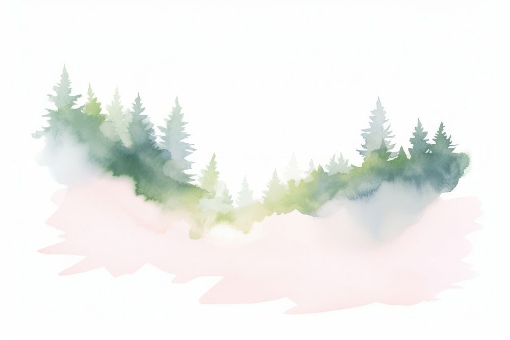 Forest border backgrounds outdoors nature. AI generated Image by rawpixel.