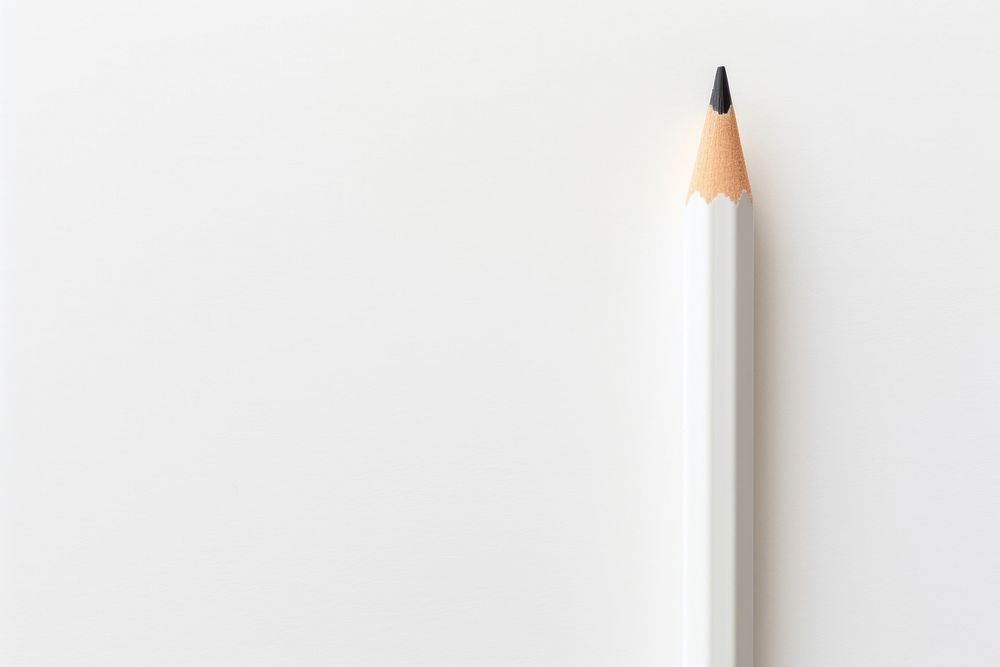 Pencil white background education weaponry. AI generated Image by rawpixel.