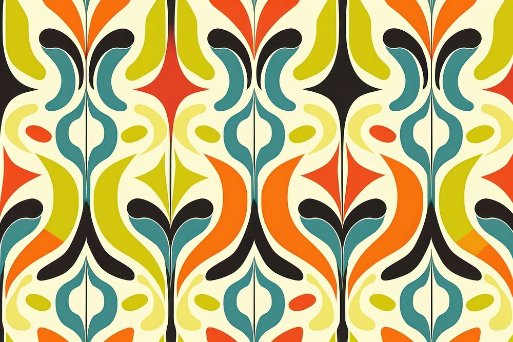 60s pattern background backgrounds art creativity. AI generated Image by rawpixel.