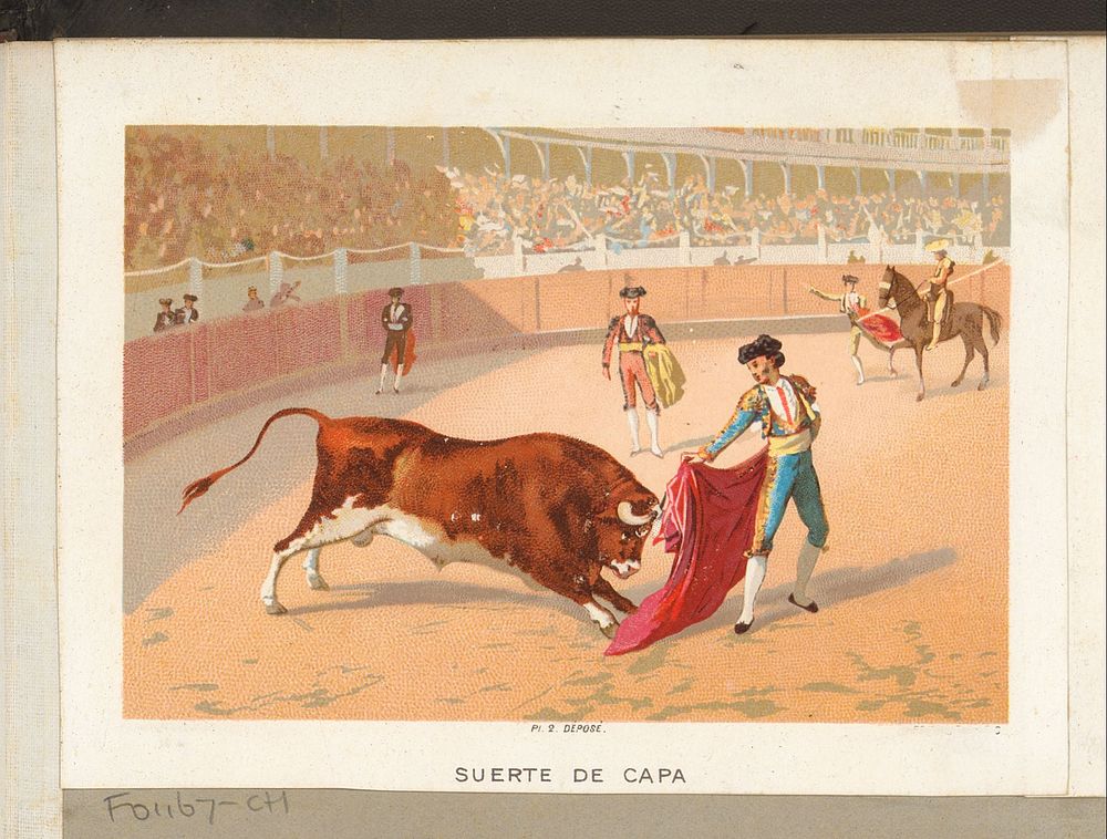 Suerte de capa (1880 - 1910) by anonymous