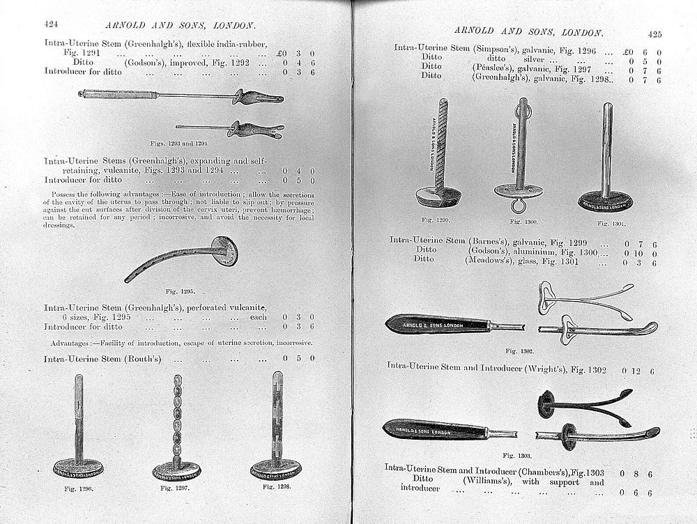 Catalogue of surgical instruments / Arnold & Sons.