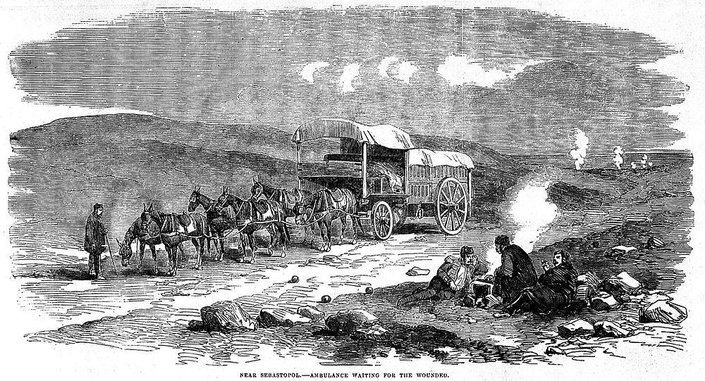 Ambulance, New Sebastopol, 1855.