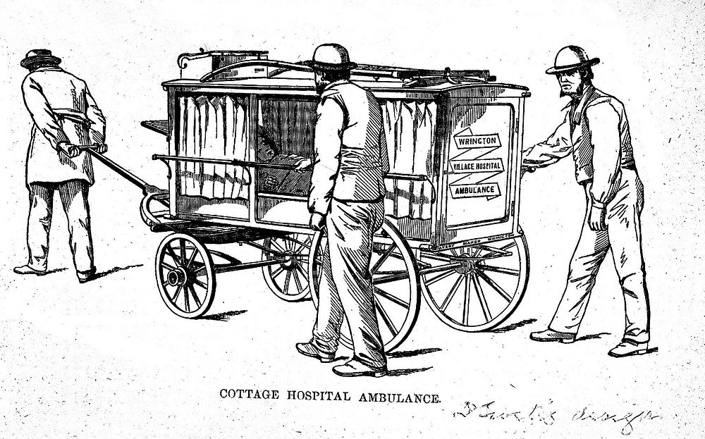 Handy book of cottage hospitals / Horace Swete.