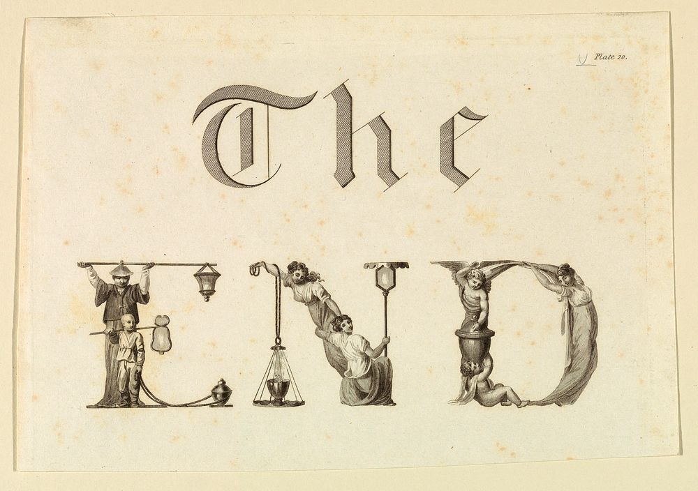 The End, plate 20, from an unknown publication