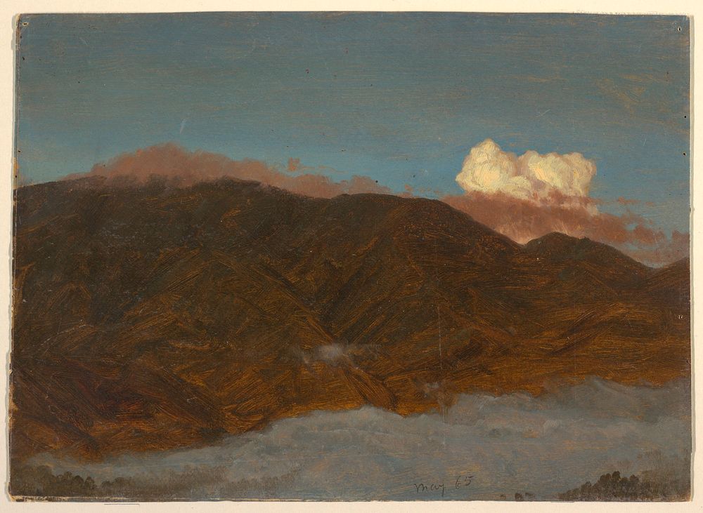 Mountainous Landscape by Frederic Edwin Church, American, 1826–1900