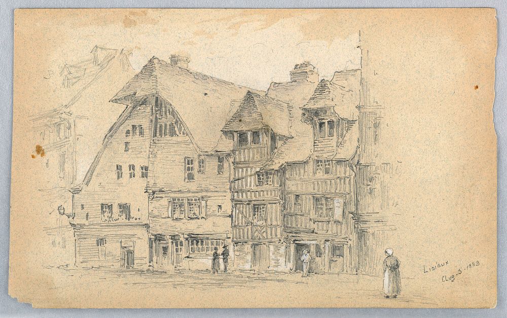 Sketch of Lisieux by Arnold William Brunner, American, 1857–1925