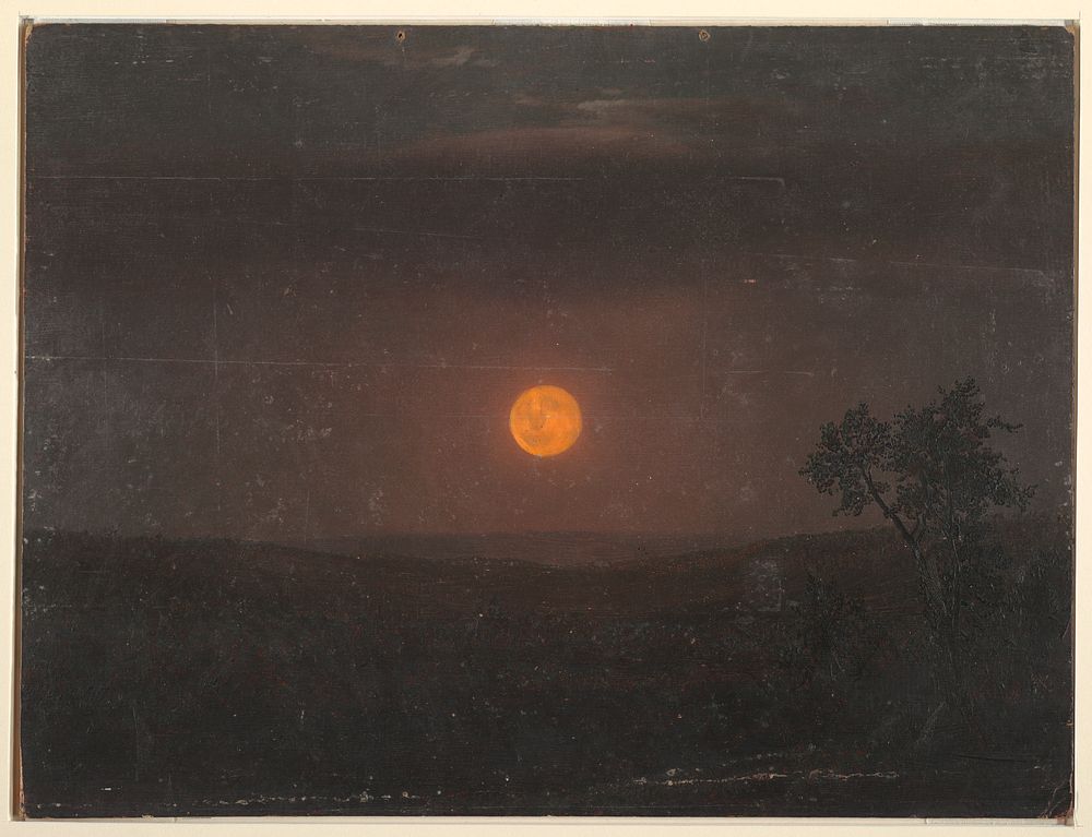 Moonlight by Frederic Edwin Church, American, 1826–1900