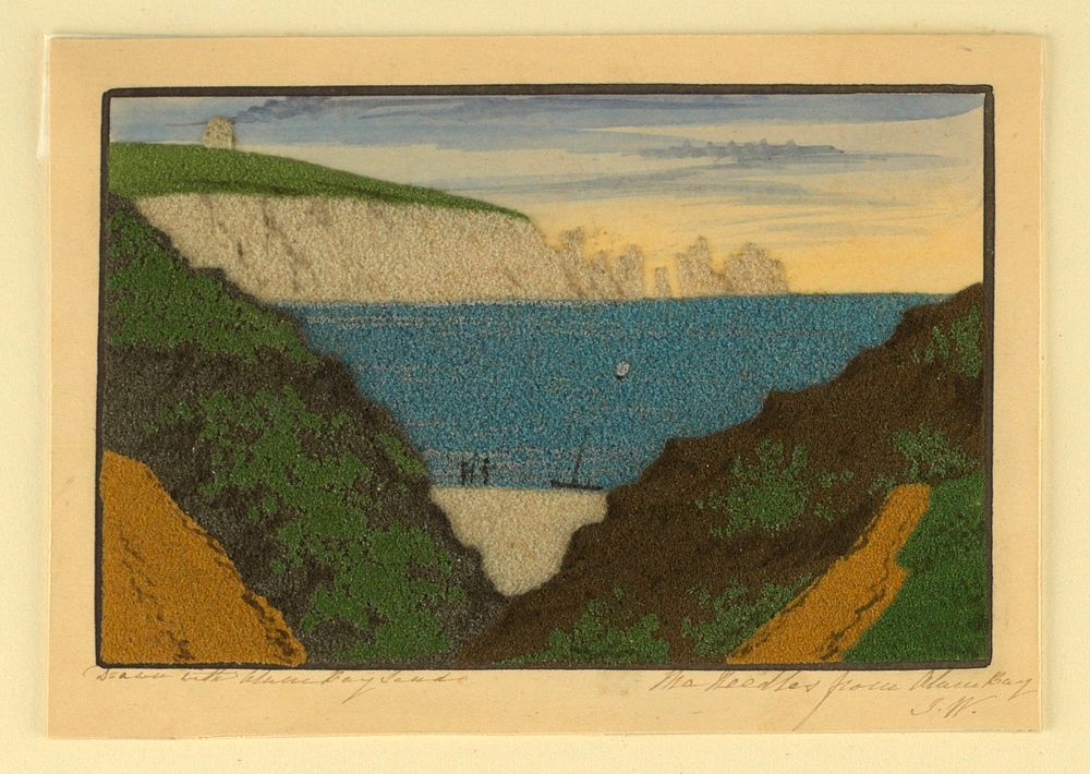 The Needles from Alum Bay by I. W.