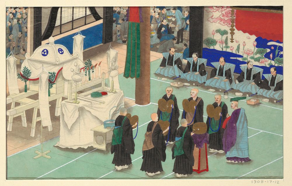 One of Sixteen Scenes of the Death and Burial of a Man